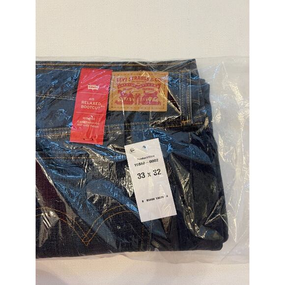 Levi's 415 Denim Jeans Womens Size 33x32 Relaxed Bootcut Mid Rise Blue NWT - Picture 2 of 4